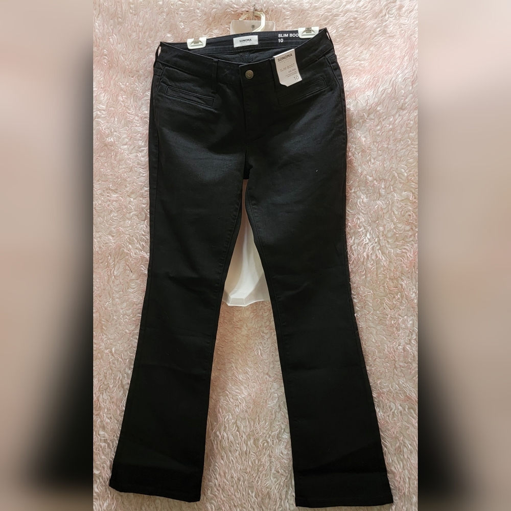 Sonoma black jeans sz 10